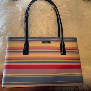Kate Spade Vibrant Striped Tote
